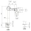 LogiLink Uchwyt do monitora 17-32 cale, stalowy, maks. 9kg